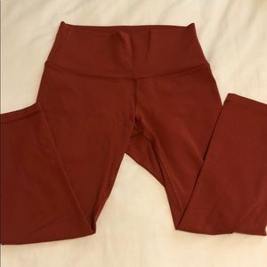 lululemon athletica High-Rise Leggings in Rust
